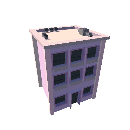 Small Building - Pink 01